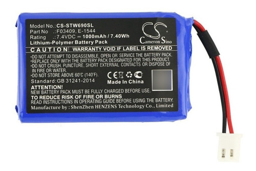 Bateria Satlink  7,4v 1000mah  Localizador Ws-6933 6933