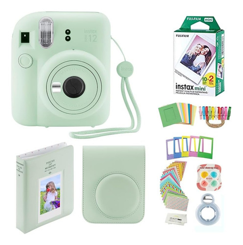 Cámara Instantánea Instax Mini 12 Estuche, 20 Copias,...