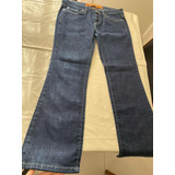 Jean Mujer Ancho Semi Oxford Akiabara Talle 29/30 Buen Estad