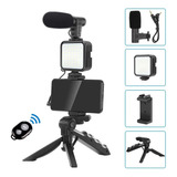 Selfie TriPod Recording Handle Suporte Estabilizador