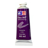 Oleo Atl T-14 Tubo De 40 Ml Color A Escoger Pintura Color Del Óleo 224 Violeta