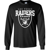 Las Vegas Raiders Playeras Manga Larga Para Hombre Y Mujer