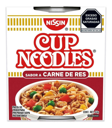 Sopa Instantánea Nissin Res 64g