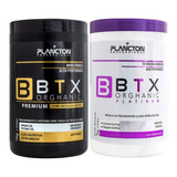  Kit Btx Orghanic Premiun Plancton Platinum Mechas Loira 1kg