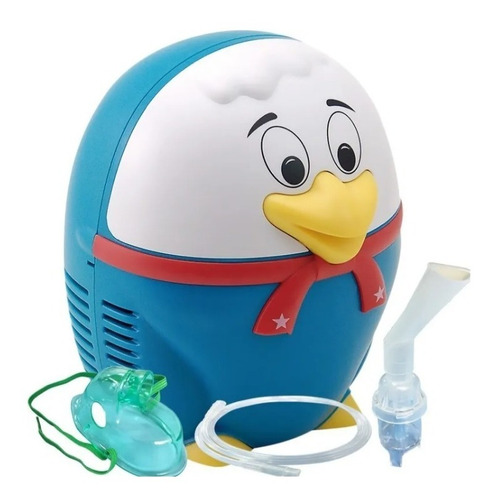 Nebulizador A Piston Pediatrico Infantil Mediair Pinguino 