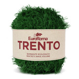 Barbante Euroroma Linha Trento 200g 101m Cores Tricô Crochê Cor Verde Musgo - 804