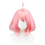 Xlm Peluca Corta De Cosplay Para Anime, Cosplay, Rosa