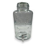 Dispensador Bebidas 8 Litros Mason Jar Color Transparente