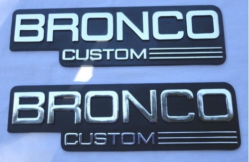 Emblema Ford Bronco Custom Foto 2
