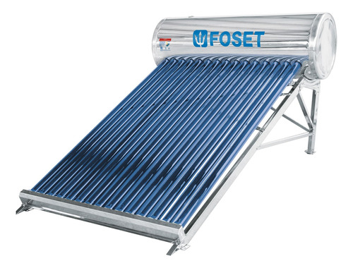 Calentador Solar De Agua De 15 Tubos 180 L, 5 Personas