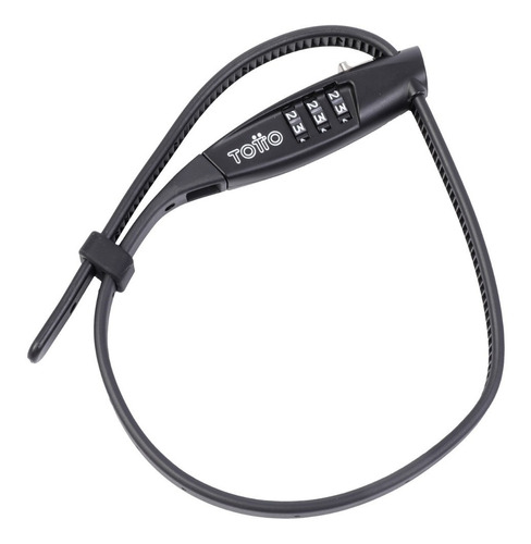 Candado Para Bicicleta De Clave Totto Zigger Lock Color Negro