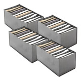 Pack X4 Organizador De Pantalones Caja Organizadora Closet