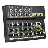 Consola Digital Mixer Mixer Para Red De 10 Canales En Vivo D