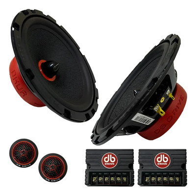 Set De Medios Rangos Db Drive Okur S165cv2 6.5 Pulgadas 250w Negro | Envío gratis