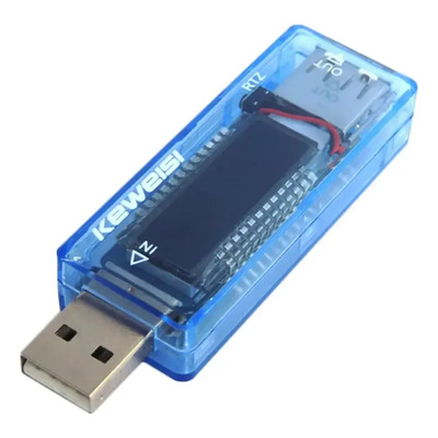 Medidor Digital USB Keweisi KWS-V20 Voltaje 4-30V Corriente 0-3A | Meses sin interés