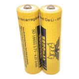 2 Baterias Recarregável 18650 9800mah 3.7v Lanterna Tática