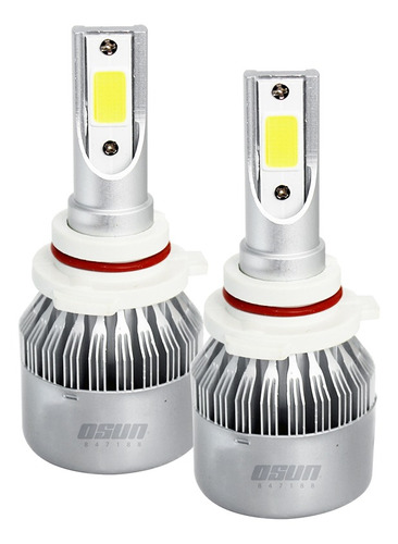 Set Focos 9006 Led Baja 40w C6 Faros Motos Autos