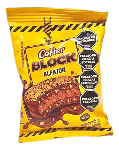 Alfajor Cofler Block Promo Pack X10u  +barata La Golosineria