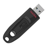 Flash Drive Usb Sandisk Ultra, 128 Gb, Negro (sdcz48-128g-a4