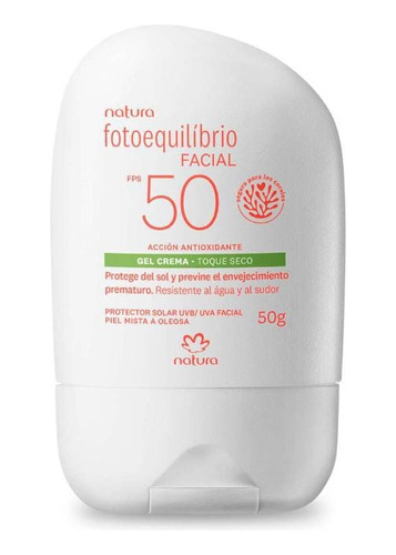 Protector Solar Facial F50 Fotoequilibrio Natura 