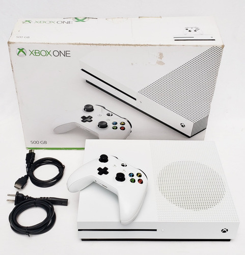 Consola Xbox One S 500gb Microsoft 1 Control Blanco 