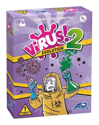 Virus 2 Evolution Expansión Juego Cartas Dragón Azul Retiro