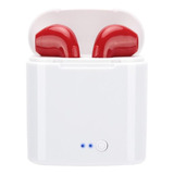 Auriculares In-ear Inalámbricos I7s Tws Rojo