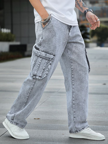 Pantalón Jogger Beking Mom Jean Hombre Adulto.