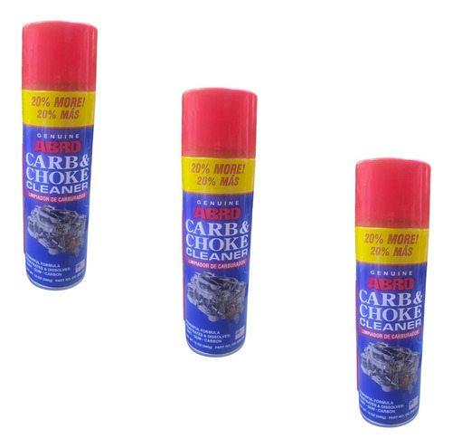 Limpia Carburador 340g Americano Abro X3