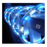 Manguera Led Luz  10 Metros Azul/blanco 3 Vías 180 Luces 