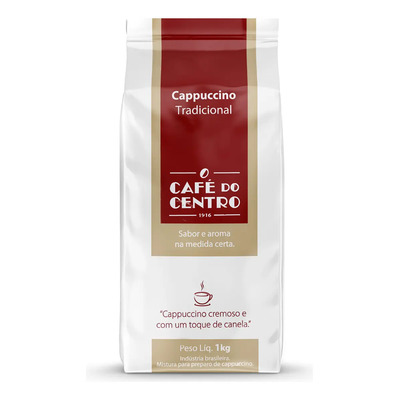 Cappuccino Tradicional Cremoso Com Canela Café Do Centro 1kg | MercadoLivre