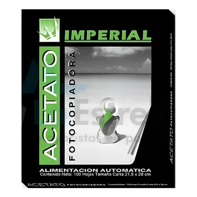 Acetato Tamaño Carta Imperial 100 Piezas | Meses sin interés