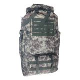 Morral Maleta Camping Camuflado 70 - 75 Litros