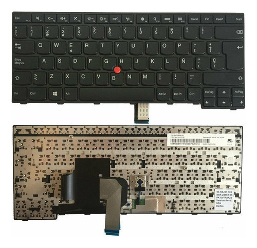 Teclado Lenovo Thinkpad E450 E455 E450c W450 E460 E465 Sp Color Negro