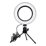 Ring Light Led Mesa Com Regulador De Luz Tripé Original