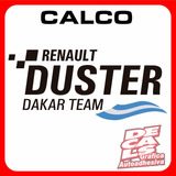 Calcomania Renault Duster Dakar Team