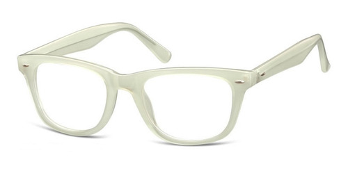 Gafas Montura Wayfarer Blanco Transparente Para Formu Cp173 