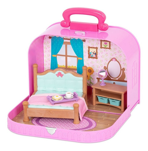 Lil Woodzeez 6598 Set Maletin El Dormitorio Con Accesorios