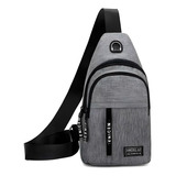 Mochila Morral Bandolera Unisex 10 Lts C/ Usb Daihatsu