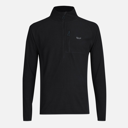 Poleron Hombre Jacaranda Mountain Nano-f 1/4 Zip Negro Lippi