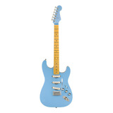 Fender Aerodyne Special Stratocaster, Cor Azul Californiana, Material De Escala Celeste, Orientação Para A Mão Direita