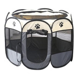 Corral Para Mascotas Gato Perro Talla L 114x58cm