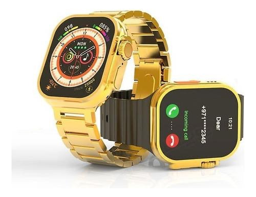 Reloj Inteligente X8 Ultra Max Gold Edition Dorado 49mm
