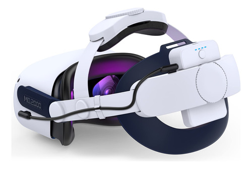 Vr Head Strap Compatible With Oculus/mate Quest 2, 7500mah B