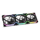 3 Lian Li Uni Fan Argb 120mm Led Pwm Negro Con Controlador