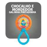 Chocalho & Mordedor Gira-gira Galinha Pintadinha Mini - Elka