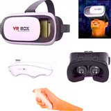 Óculos  Virtual Vr 2.0 Realidade Cel 3d Android Com Controle