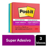 Post-it Diversao 76mm X 76mm 3 Blocos De 90 Folhas 3m