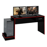 Mesa Para Computador / Gamer Xp Preto Black Blue