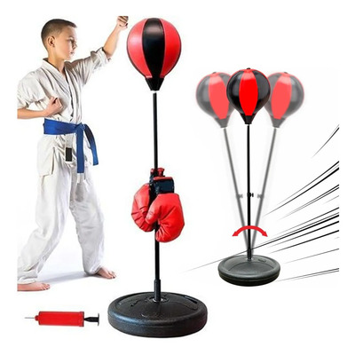 Bolso De Boxeo Y Guantes Para Niños - Entrenamiento Fuerte | Envío gratis